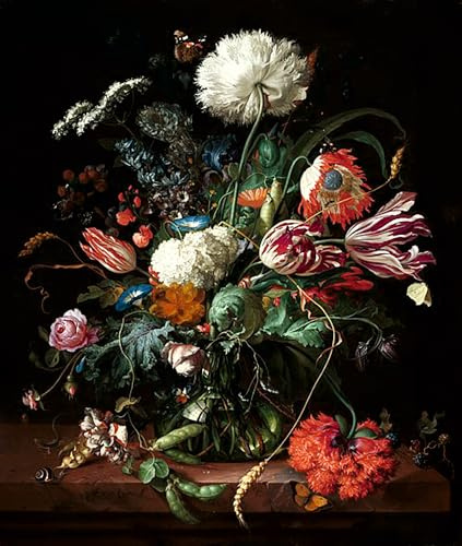 Vase mit Blumen, Reispapier, 29 x 35 cm, Decoupage-Papier-Design für Möbel, gemischte Medien, Karten & Handwerk, Decoupage von CRAFT KREATIVELY