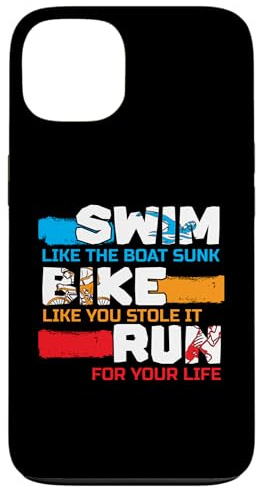 Triathle-Triathle-Triathlon Hülle für iPhone 13