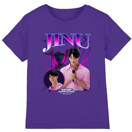 Kpop Demon Hunters Unisex Kid's K-pop Demon Hunters Jinu Bootleg T Shirt