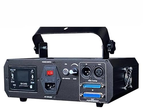 Disco Lights 500mw RGB +ILDA+SD+ Multi Color Dj Stage Lighting Disco Animation Light Projector Colorful Stage Effect(500mw RGB Laser)