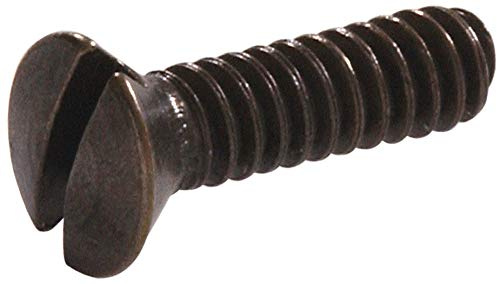 The Hillman Group 4192 Antique Brass Electrical Switch Plate Screw 6-32 x 1/2IN. (20-Pack),Antique Bronze 0.5 inches