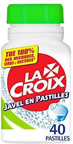 La Croix Désinfectant Javel en Pastilles, 40 unités