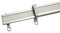 Gardinia Clip-On Paneelwagen 2er Set für Flächenvorhangschienen Perfectline, 60 cm, Aluminium, Grau, 32494, alu/grau, 60 x 3 x 4.5 cm