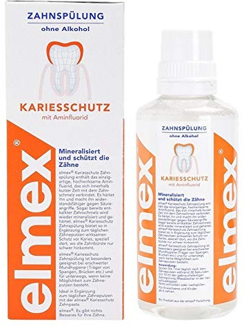 Elmex Mundwasser (Zahnreinigung) - Antie Karies - 3er Pack (3 x 400ml)