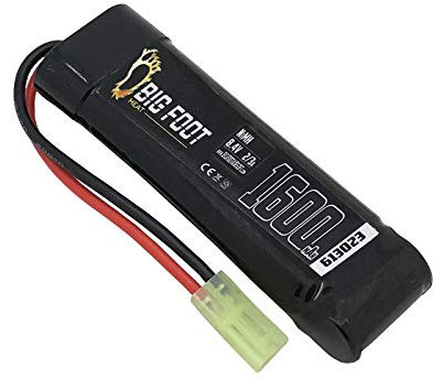 Big Foot Heat NiMH Battery 1600 mAh 2/3a 8.4v (3x2+1 - Block) Airsoft Battery Long Battery Life