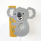 Clevere Kids Kinder-Wandlampe Alle meine Tiere | Handarbeit aus der EU | hochwertige Leselampe, Nachtlicht aus Holz | E14 (Koala)