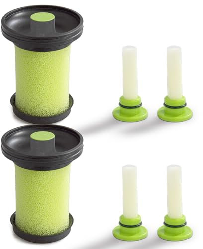 Replacement Filters Compatible with Gtech Multi MK2 K9 ATF037 Cordless Handheld Vacuum Cleaner (2 x Air Filters + 4 Freshener Cartridges)