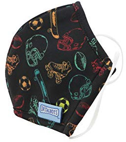 Nuby 3-Lagen-Maske für Kinder - mit weichen Gummibändern - 6-12 Jahre