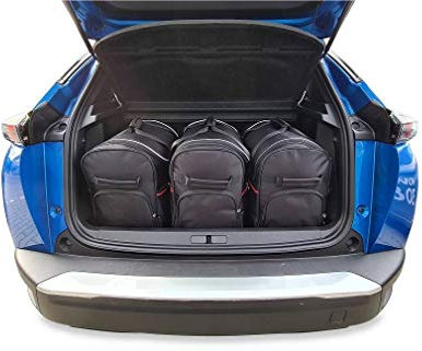 KJUST Kofferraumtaschen 3 stk kompatibel mit PEUGEOT e-2008 EV II (P24) 2019+