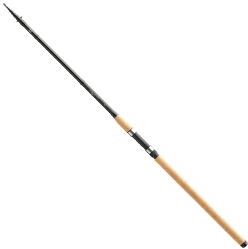 Daiwa Aqualite Tele FL. 3.90m 10-35g - Teleskoprute zum Posenangeln auf Schleien, Brassen & Weißfisch - Semi-parabolische Aktion - HMC+ Kohlefaserblank & Korkgriff
