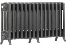 Arroll NE450/4c/15/7016 - Radiatori a 4 colonne, in alluminio, colore: antracite