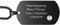 MOWOM Medical Warnen Dog Tag Anhänger Halskette Gravur Name Datum ID Edelstahl - Bundle mit Notfallkarte, Hülse, 20 Zoll Kette für Frauen, 24 Zoll Kette für Männer, Schalldämpfer(Schwarz Farbe)