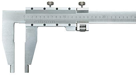 Calipers Schieblehre Industrie-Bremssattel-Vernier-Bremssattel-Analog-Bremssattel aus Edelstahl mit hoher Messgenauigkeit 0-1000mm / 1500mm / 2000mm LQHZWYC (Size : 0-1000mm)