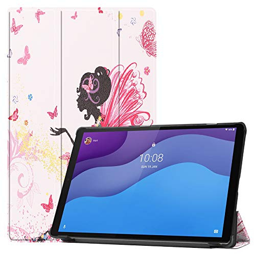 Lobwerk Hülle für Lenovo Tab M10 2nd 2020 TB-X306F TB-X306X 10.1 Zoll Smart Cover Etui mit Standfunktion und Auto Sleep/Wake Funktion