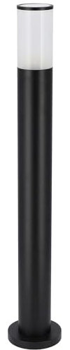 EDO Gartenlampe Sockelleuchte in Laternenform TULIS OV 60 mit GU10 Fassung Außen Sockellampe Laterna schwarz IP54 1-flammige Außenleuchte Wegeleuchte EDO777469 Garden Line