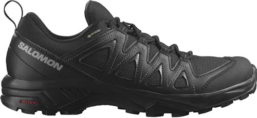 Salomon X Braze Gore-Tex Wasserdichte Herren Outdoorschuhe, Outdoor-bereit, Sportliches Design, Vielseitiger Einsatz, Black, 40 2/3