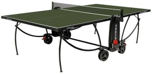 Pegasi Tischtennisplatte Indoor - Faltbare Tischtennistisch - Klappbar - Original Tischtennistisch - Mit Rädern - Beweglich
