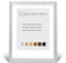 RahmenMax® Luzern Schattenfugenrahmen 40x60 cm aus lackiertem Massiv Holz/Rahmen für Leinwand/Bilderrahmen für Keilrahmen/Leinwandrahmen in Weiß - Maßanfertigung möglich