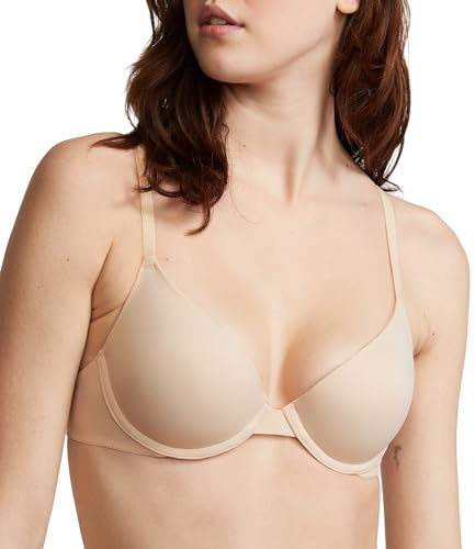 Victoria's Secret Women's Pink Wear Everywhere Push Up Bra, Bras for Women (32A-40DDD), Beige, 34D