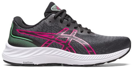 ASICS Femme Gel-Excite 9 Sneaker, Rave Noir/Rose, 37.5 EU