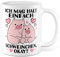 Tasse Schweinchen lustige Schweine Kaffeetasse Geschenk Kaffee-Becher Schwein süß Geschenkidee Mädchen Kollegin Humor Tante Freundin Cartoon Aufdruck witzig Bäuerin Ferkel (Weiß)