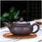Lila Ton-Teekanne – China Culture Zisha Tee-Set, lila Sandtopf, 380 ml, Keramik-Teekanne, chinesische Keramik, traditionelles Kunsthandwerk