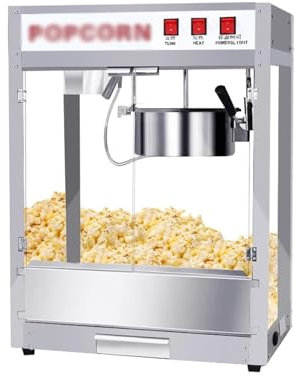 luckxuan Palomitero Máquina de Palomitas de maíz Cine Comercial calefacción eléctrica Totalmente automática Palomitas de maíz Snack Puffer Máquina de Palomitas Máquina de Palomitas Maquina Palomitas