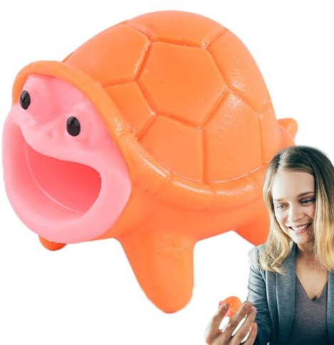leryveo Schildkröten-Stressball,Tierisches Stressspielzeug - Süßes Quetschspielzeug, tierisches Stressspielzeug, dehnbares, hochelastisches Quetschspielzeug für Erwachsene und Kinder, Partygeschenke