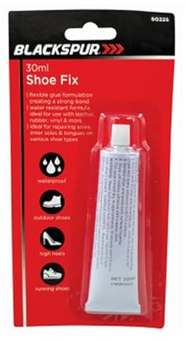 The Home Fusion Company 30ml Shoe Fix Glue Adhesive Repair Strong Water Resistant Leather Vinyl Rubber