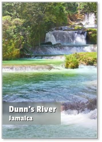 Jamaica. Dunn's River Waterfalls, Fridge Magnet