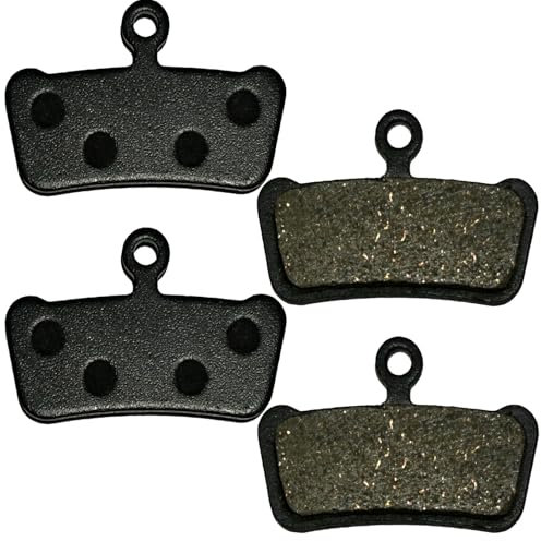 Fahrrad Bremsbeläge für SRAM Guide R T G2 und G2 RSC - Resin Semi-Metallic Scheibenbremse für SRAM Guide, Avid X.O Trail, Elixir 7, Elixir 9 - 2 Paar