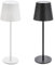 HAC24 LED Metall Akku Tischleuchte mit Touchfunktion 3 Weisstöne Dimmbar Nachttischlampe Schreibtischlampe (Schwarz)