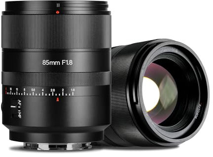 7artisans AF85mm f1.8 Full Frame Ritratto Obiettivo automatico compatibile per Sony E Mount A7R5 R4 R3 M4 M3 ZVE10(Nero)