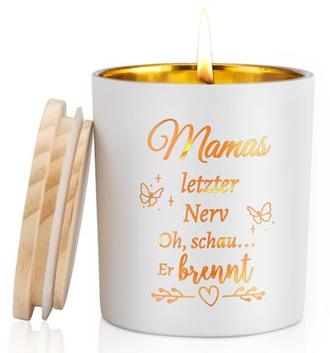 Funnli Geschenke für Mama, Windlicht mit Gravur Mama Geschenk, Muttertagsgeschenk Geburtstagsgeschenk für Mama, Geschenk Mama Geburtstag Weihnachten Dankeschön Muttertag (Mama)