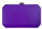 MODELISA - Bolso Clutch Cartera De Mano Cadena De Hombro Fiesta Boda Evento Mujer (Morado Oscuro)