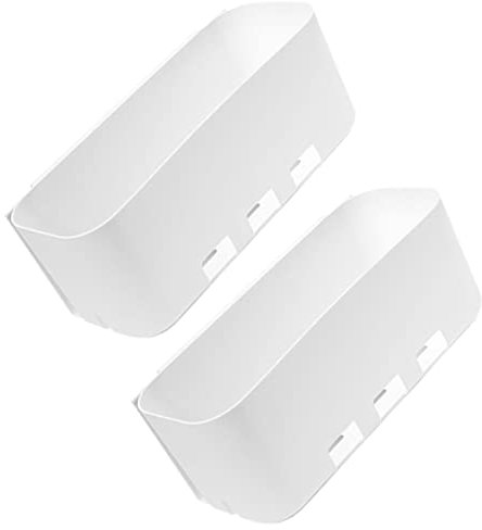 SECFOU 2pcs Storage Rack Cabinet Style Organizer for Kitchen Bathroom Under Sink Organizers Under Counter for Cabinet Storage and Organization