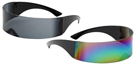 F Fityle Moderne Sonnenbrille mit futuristischem Design