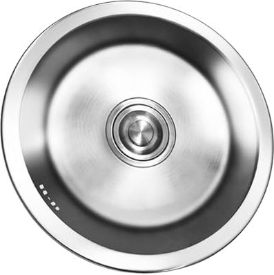 Edelstahl Runde Küchenspülen Badezimmer Handwaschbecken Spüle Einzelbecken Spülbecken