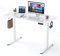 EarthyHome Höhenverstellbarer Schreibtisch, Schreibtisch höhenverstellbar elektrisch,120x60cm, 3-Funktions-Memory, mit Kabelmanagement und Haken.