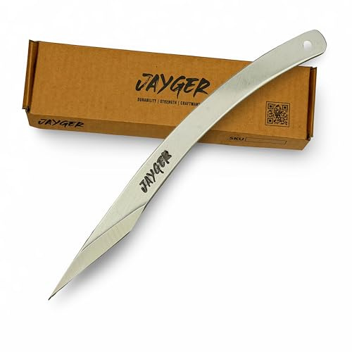 Jayger Handgefertigtes japanisches Kiridashi-Messer - 12C27 Stahl Präzisions-Markierungsklinge - Linkshänder-Meißelkante - Kompaktes Holzbearbeitungs- und Lederhandwerkswerkzeug