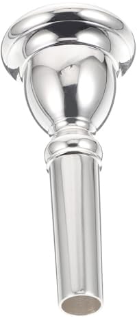 Versilbertes Euphonium Mundstück aus Kupfer und Messing, Weihnachten Event | Polierter Rand, Glatte Oberfläche, 1 Stück, für Marching Band und Performance