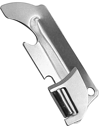 Apriscatole multiuso in acciaio inox pieghevole mini apribottiglie portatile gadget sostenibilità