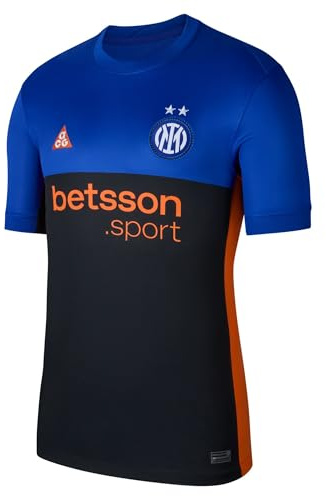 NIKE Inter Mailand 2026 Stadium Se ACG Replika-Fußballtrikot Mit Dri-Fit-Technologie Für Herren, Hyper Blue/Black/Safety Orange, IM6998-413, XL