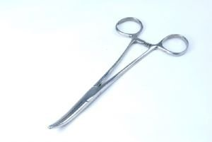 Proops 8 Stainless Bent Locking Forceps (S7113) Free UK Postage