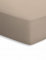 Mako-Jersey Bettwäsche Aloe Vera in 49 Farben und 4 Größen schlafgut 50041, 100% Baumwolle, Taupe, 90 x 190 cm