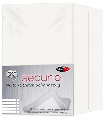 CelinaTex Secure Schonbezug 60 x 120-70 x 140 cm Molton Stretch Unterbett Baby- Kindergröße Matratzenauflage