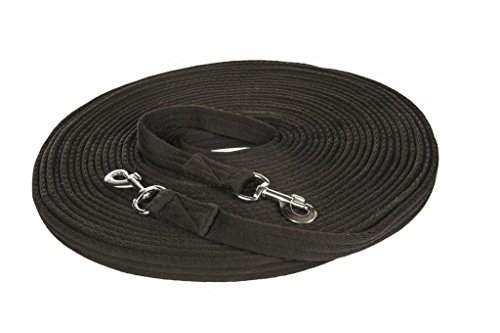 HKM Soft Doppellonge, Schwarz, 18 m