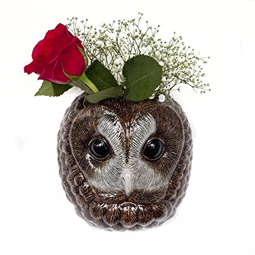 Quail Ceramics – Waldkauz Wand Vase