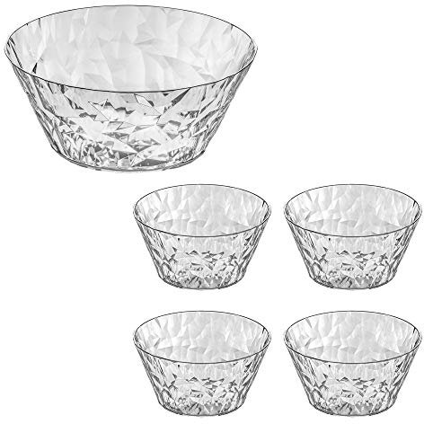 Koziol 3658-535 Crystal & 4 bols à salade