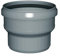 Raccordo di passaggio PP-PVC 80/75mm per tubi di scarico
